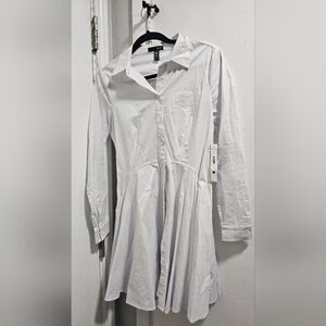 White Button-Up Shirt